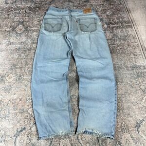 Y2K Levi's 550 Relaxed Fit Light Wash Jeans W36 L34 (Measurements in Pics)